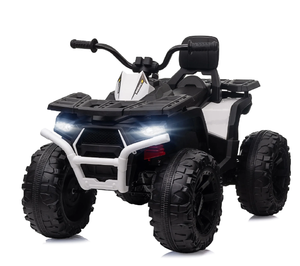 lot 20 image: Hikiddo 24V Ride on Toys, Kids ATV 4-Wheeler for Big Kids with 2 Seater, 400W Motor, Bluetooth
