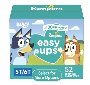 lot 512 image: LOT of 3 Pampers Easy Ups Bluey Training Pants Toddler Boys Size 5T6T 52 Count