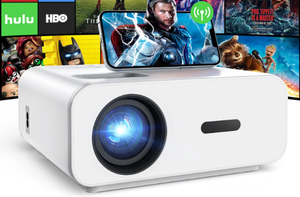 lot 522 image: Projector with Wifi and Bluetooth, 4K Support 1080P Mini Projector
