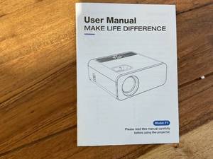lot 312 image: AUOSHI Projector with Wifi and Bluetooth, 4K Support 1080P Mini Projector