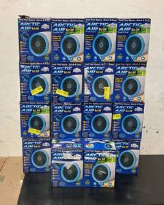 lot 350 image: LOT OF 18 Arctic Air Ice Jet Air Cooler, 3 Speed Portable Cooler with LED
