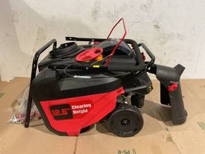 lot 99 image: PowerSmart 21 Gas Powered Single-Stage Snow Blower with 212cc 4-Stroke Engine and Recoil Starter