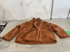 lot 138 image: XL Gap Teddy Sherpa Argan Oil Brown Fleece Jacket Coat
