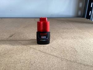lot 437 image: Milwaukee 48-11-2401 Genuine OEM M12 REDLITHIUM 12 Volt 1.5 Amp Battery