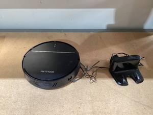 lot 30 image: PrettyCare Robot Vacuum Cleaner with 2800Pa,Featured Carpet Boost,Tangle-Free,Ultra Slim,Self-Charging C1
