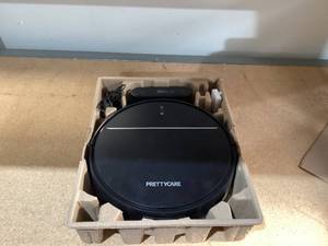 lot 34 image: PrettyCare Robot Vacuum Cleaner with 2800Pa,Featured Carpet Boost,Tangle-Free,Ultra Slim,Self-Charging C1