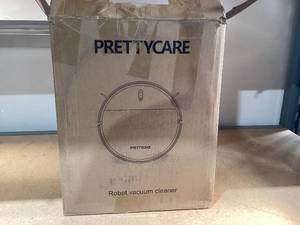 lot 35 image: PrettyCare Robot Vacuum Cleaner with 2800Pa,Featured Carpet Boost,Tangle-Free,Ultra Slim,Self-Charging C1