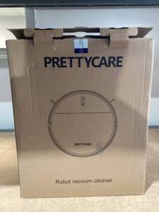 lot 46 image: PrettyCare Robot Vacuum Cleaner with 2800Pa,Featured Carpet Boost,Tangle-Free,Ultra Slim,Self-Charging C1