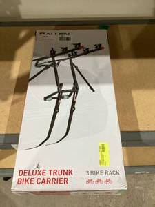 lot 200 image: Allen Sports Deluxe 3-Bicycle Trunk Mounted Bike Rack Carrier, Model 103DN