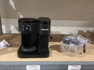 lot 596 image: Keurig K-Duo Essentials, Hot & Iced Single-Serve K-Cup Pod Coffee Maker & Carafe