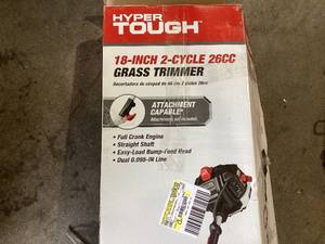 lot 508 image: Hyper Tough 2 Cycle 26cc 18 Straight Shaft Trimmer