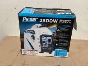 lot 8 image: Pulsar 2300-Watt Super Quiet Gasoline Powered Inverter Generator with USB