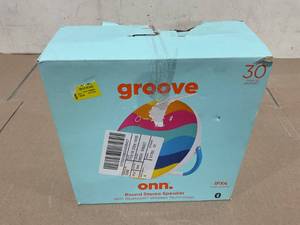 lot 247 image: Groove Onn. Portable Bluetooth Speaker  IPX4 Water Resistant  Round Wireless Speaker
