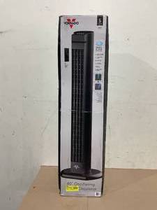 lot 249 image: Vornado 4T Oscillating Tower Fan with Remote Control, 40 Tall