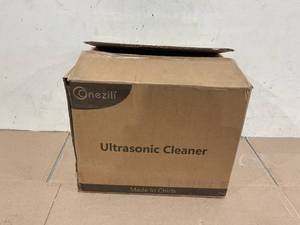 lot 266 image: ONEZILI Ultrasonic Cleaner 3L 0.8gal 120W Ultrasonic Jewelry Cleaner with Heater and Timer