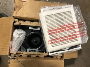 Hampton Bay 80 CFM Ceiling Mount Roomside Installation Bathroom Exhaust Fan Customer Returns See Pictures