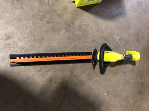 RYOBI ONE 18V 22 in. Lithium-Ion Cordless Hedge Trimmer (Tool Only) Customer Returns See Pictures