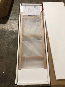 Nathan James Carlie White and Brown 5-Shelf Ladder Bookcase Customer Returns See Pictures