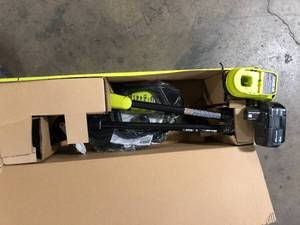 RYOBI ONE 18V 13 in. Cordless Battery String TrimmerEdger with 4.0 Ah Battery and Charger  Customer Returns See Pictures