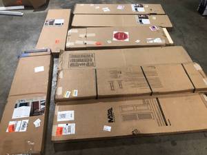 lot 18 image: Lot of Assorted Window Shutters Various Models and  Conditions  Customer Returns See Pictures
