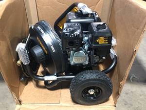 lot 49 image: DEWALT 3500 PSI 2.5 GPM Cold Water Gas Pressure Washer with DeWalt 208cc Engine Customer Returns See Pictures