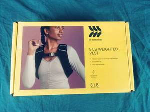 lot 117 image: New Weighted Vest 8lb - All In Motion