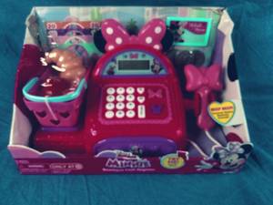 lot 126 image: New Disney Junior Minnie Mouse Cash Register