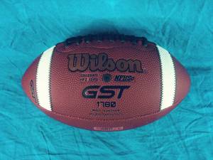lot 142 image: New Wilson GST Youth Leather Football