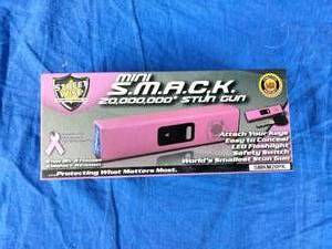lot 166 image: Brand New Streetwise S.M.A.C.K. (Stun My Attacker Compact Keychain) 20,000,000 Volts Pink