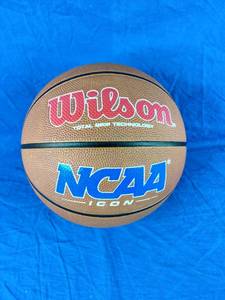 lot 169 image: Brand New Wilson NCAA Size 6 Basketball - Brown