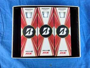 lot 173 image: Brand New Bridgestone Golf 2024 Tour B RX 3 Sleeves 9 Balls