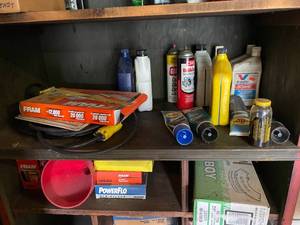 lot 36 image: Air Filter, Auto Oil Products and Accessories, Mulch n Mow Cover, and More