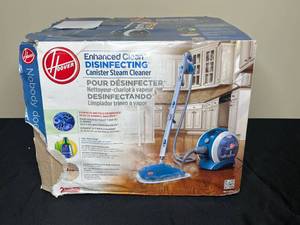 lot 98 image: Hoover Enhanced Clean Disinfecting Canister Steam Cleaner