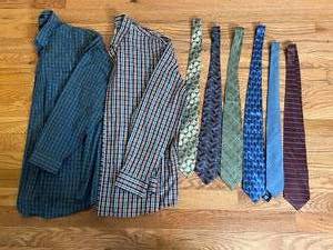 lot 118 image: Lot of Mens Dress Shirts & Ties