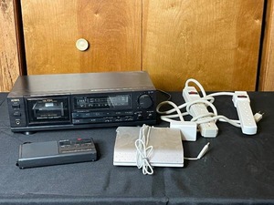 lot 153 image: Electronics Inc AIWA HX Stereo Cassette, Logitech Speakers, Extension Cords, and More