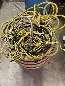 lot 44 image: Barrel Full of Ropes