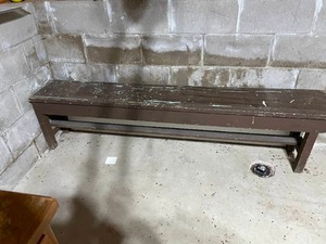 lot 162 image: Wooden Bench