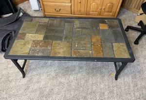 lot 207 image: Tile Top Coffee Table