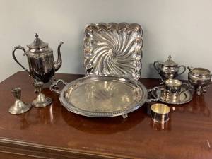 lot 25 image: Silver Plated Lot