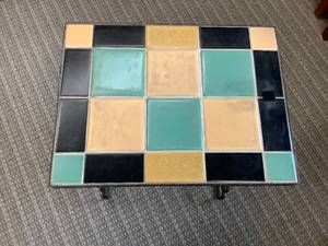 lot 38 image: Mosaic Side Table