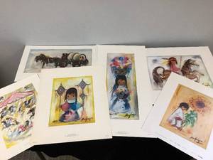 lot 165 image: DeGrazia Prints