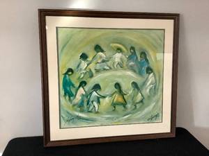 lot 199 image: DeGrazia Framed Picture