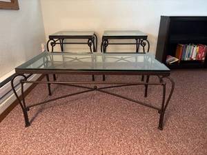lot 13 image: Pier One Set of 3 tables