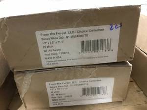 2 CASES SAHARA WHITE OAK FLOORING