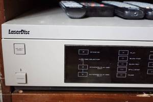 lot 354 image: RARE...Pioneer LD-1100 Laser Disc Player WRemote, Realistic Tape Control Center, Archer VideoAudio Control Center Radio Shack...