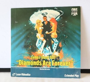 lot 402 image: Vintage Stereo Laser Video Disc Diamonds are Forever James Bond With Sean Connery as 007 Laserdisc
