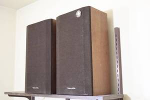 lot 405 image: RadioShack Realistic Speakers, Carrera CSP-230S Satellite Array Speakers, Realistic Gold-100 Speakers
