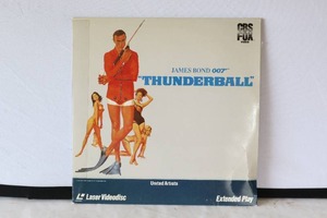 lot 409 image: Vintage Stereo Laser Video Disc Thunderball James Bond With Sean Connery as 007 Laserdisc