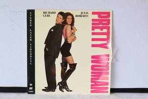 lot 410 image: Vintage Stereo Laser Video Disc Pretty Women Laserdisc Starring Julia Roberts and Richard Gere