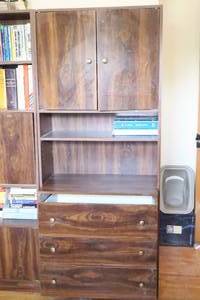lot 463 image: (3 of 3) Media Storage Adjustable Shelving Wall Unit...